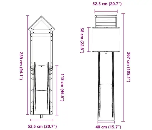 Õue Mänguväljak, Ebatsuuga Puit