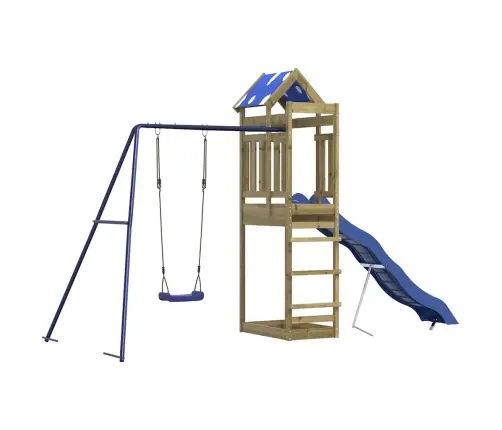 Āra Rotaļu Laukums, Impregnēts Priedes Koks Vidaxl