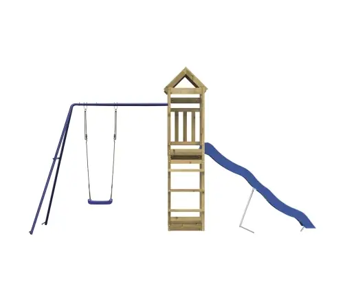 Āra Rotaļu Laukums, Impregnēts Priedes Koks Vidaxl