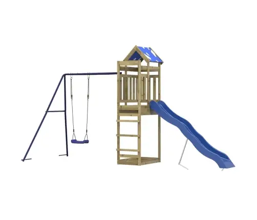 Āra Rotaļu Laukums, Impregnēts Priedes Koks Vidaxl