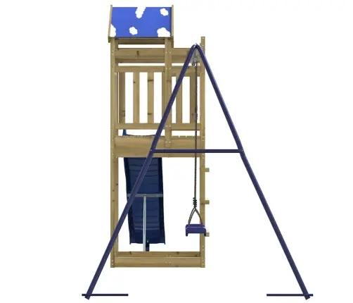 Āra Rotaļu Laukums, Impregnēts Priedes Koks Vidaxl