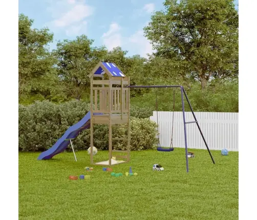 Āra Rotaļu Laukums, Impregnēts Priedes Koks Vidaxl