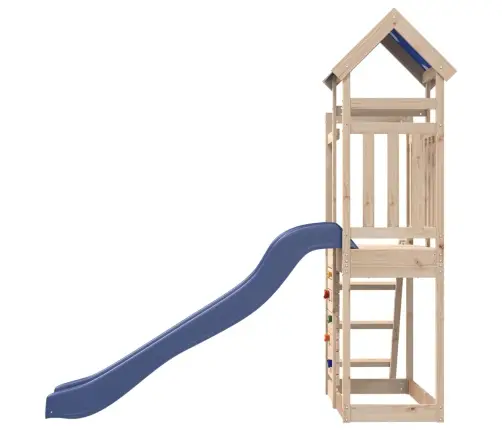 Lauko Žaidimų Aikštelės Komplektas, Pušies Medienos Masyvas