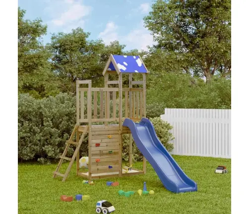 Āra Rotaļu Laukums, Impregnēts Priedes Koks Vidaxl