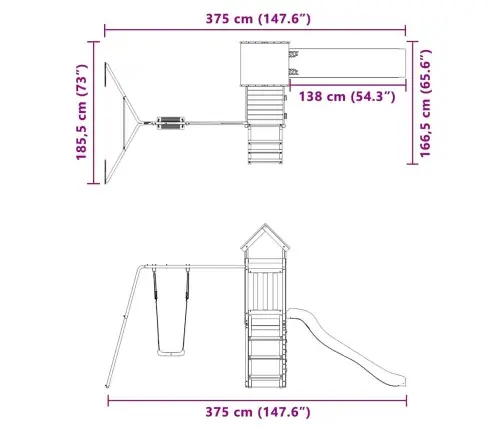 Õue Mänguväljak, Ebatsuuga Puit