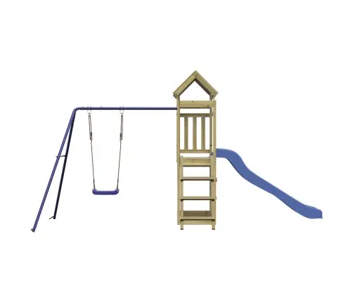 Āra Rotaļu Laukums, Impregnēts Priedes Koks Vidaxl