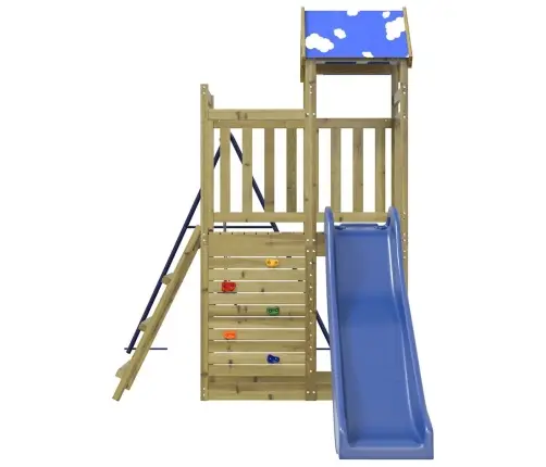 Āra Rotaļu Laukums, Impregnēts Priedes Koks Vidaxl