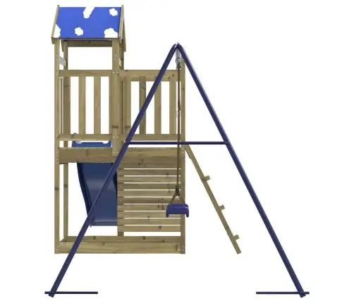 Āra Rotaļu Laukums, Impregnēts Priedes Koks Vidaxl