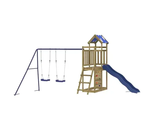 Āra Rotaļu Laukums, Impregnēts Priedes Koks Vidaxl