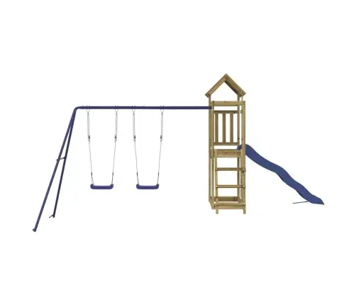 Āra Rotaļu Laukums, Impregnēts Priedes Koks Vidaxl