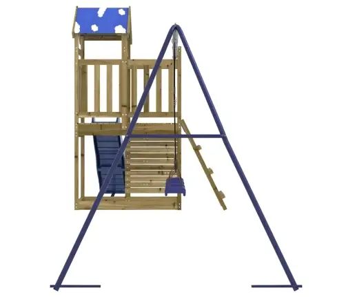 Āra Rotaļu Laukums, Impregnēts Priedes Koks Vidaxl