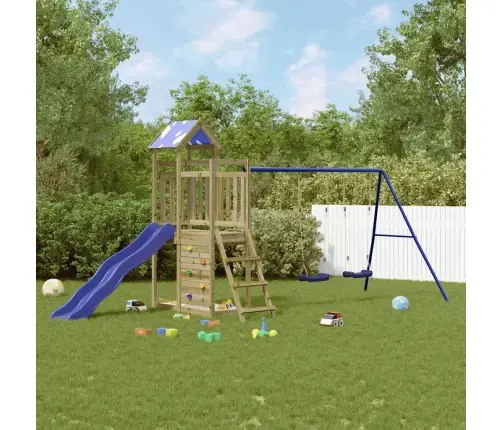 Āra Rotaļu Laukums, Impregnēts Priedes Koks Vidaxl