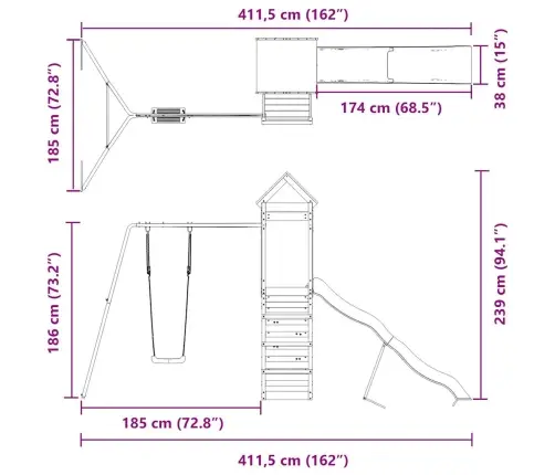 Õue Mänguväljak, Ebatsuuga Puit