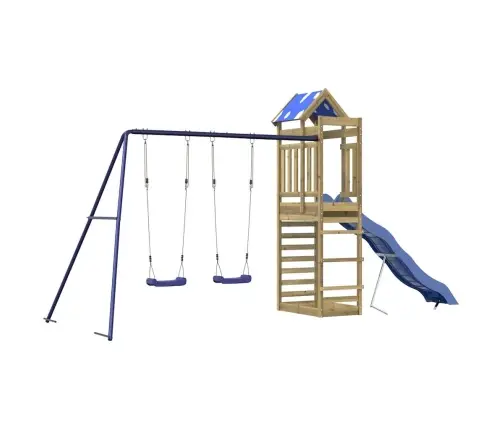 Āra Rotaļu Laukums, Impregnēts Priedes Koks Vidaxl