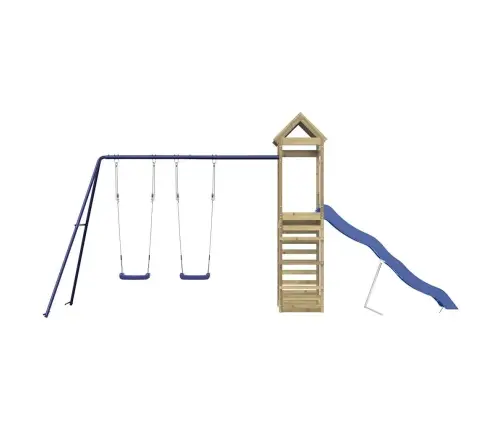 Āra Rotaļu Laukums, Impregnēts Priedes Koks Vidaxl