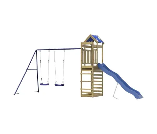 Āra Rotaļu Laukums, Impregnēts Priedes Koks Vidaxl