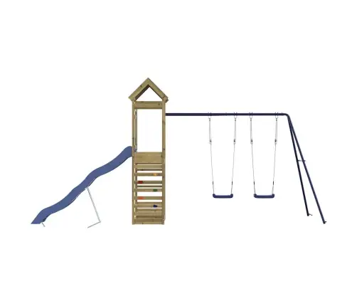 Āra Rotaļu Laukums, Impregnēts Priedes Koks Vidaxl