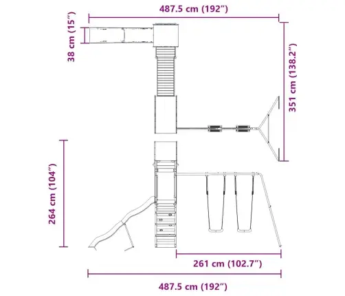 Õue Mänguväljak, Ebatsuuga Puit