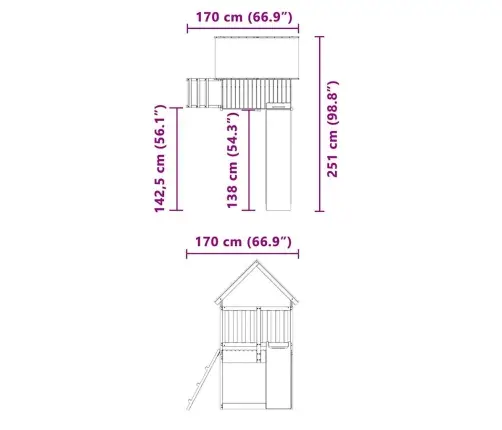 Õue Mänguväljak, Ebatsuuga Puit