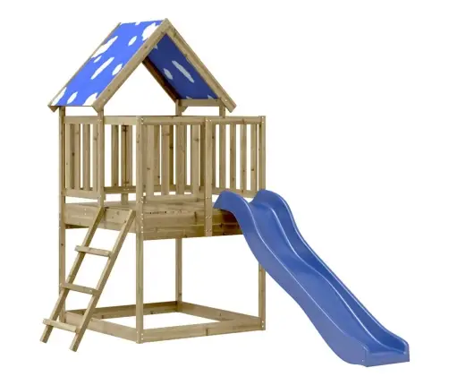 Õue Mänguväljak, Immutatud Männipuit