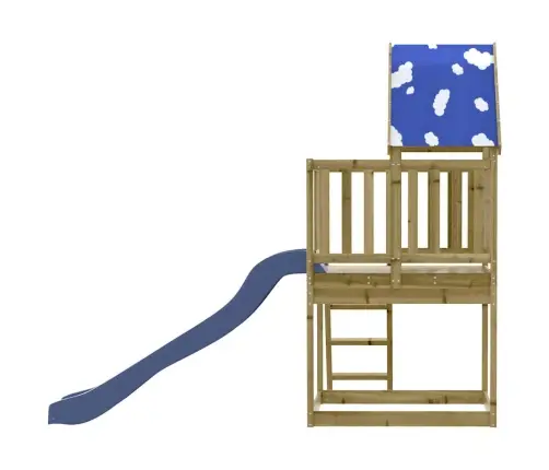 Õue Mänguväljak, Immutatud Männipuit