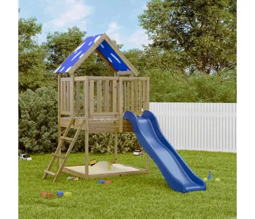 Õue Mänguväljak, Immutatud Männipuit