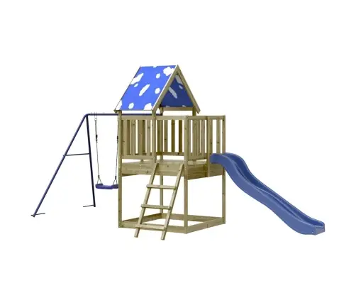 Āra Rotaļu Laukums, Impregnēts Priedes Koks Vidaxl