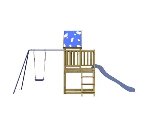 Āra Rotaļu Laukums, Impregnēts Priedes Koks Vidaxl