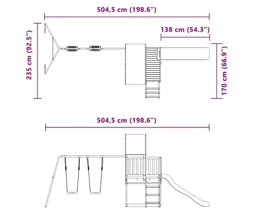 Õue Mänguväljak, Männipuit