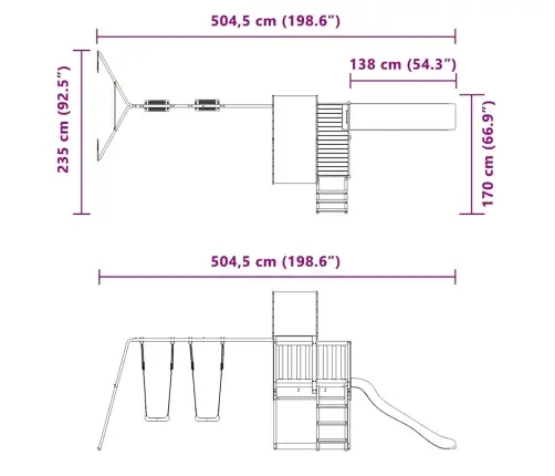 Õue Mänguväljak, Ebatsuuga Puit