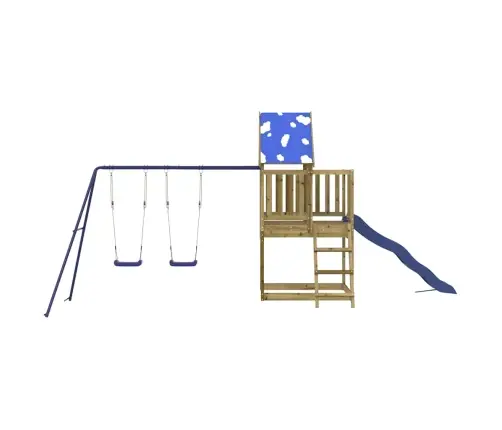 Āra Rotaļu Laukums, Impregnēts Priedes Koks Vidaxl