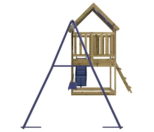 Āra Rotaļu Laukums, Impregnēts Priedes Koks Vidaxl