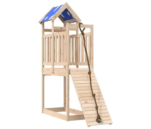 Lauko Žaidimų Aikštelės Komplektas, Pušies Medienos Masyvas