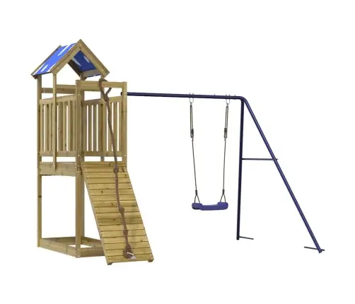 Õue Mänguväljak, Immutatud Männipuit