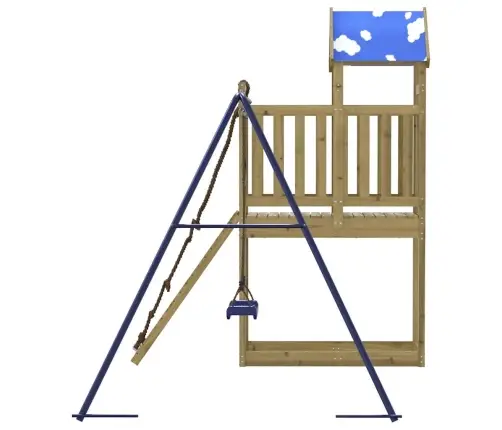 Õue Mänguväljak, Immutatud Männipuit