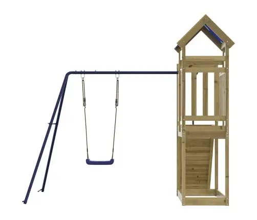 Õue Mänguväljak, Immutatud Männipuit