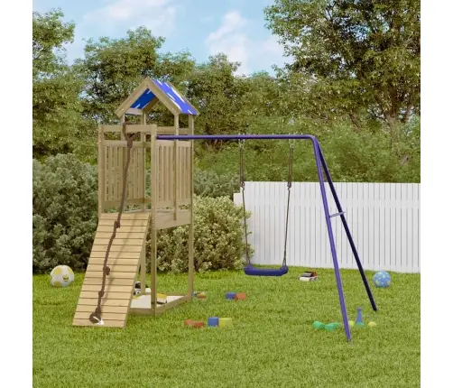 Õue Mänguväljak, Immutatud Männipuit