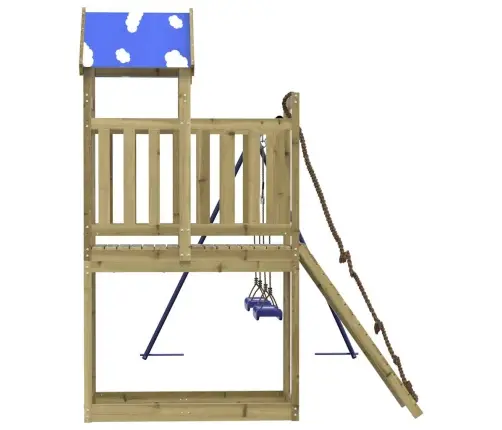 Āra Rotaļu Laukums, Impregnēts Priedes Koks Vidaxl