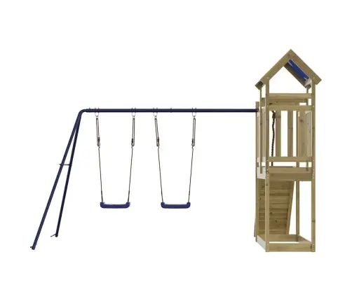 Āra Rotaļu Laukums, Impregnēts Priedes Koks Vidaxl