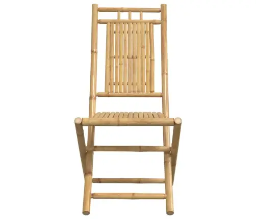 Sulankstomos Sodo Kėdės, 4Vnt., 46X66X99cm Bambukas