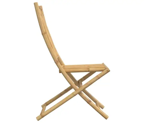 Saliekamie Dārza Krēsli, 8 Gab., 46X66X99 Cm, Bambuss Vidaxl