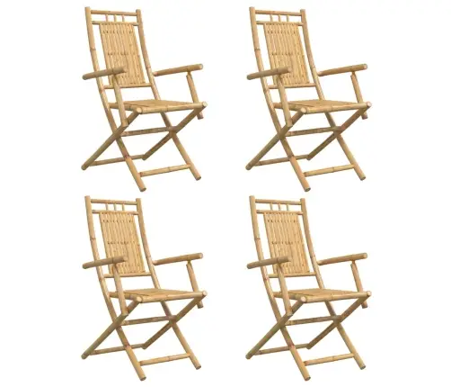 Saliekamie Dārza Krēsli, 4 Gab., 53X66X99 Cm, Bambuss Vidaxl Saliekamie Dārza Krēsli, 4 Gab., 53X66X99 Cm, Bambuss Vidaxl