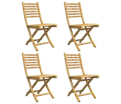 Kokkupandavad Aiatoolid 4 Tk, 43X54X88 cm Bambus