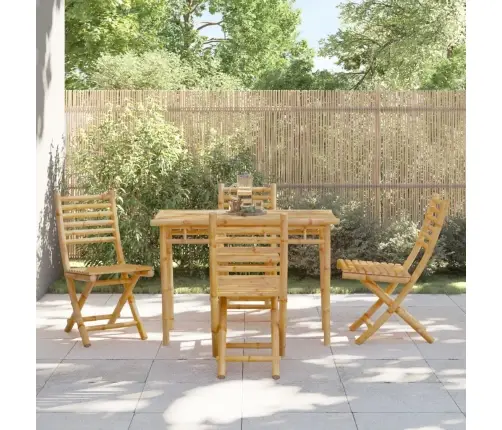 Kokkupandavad Aiatoolid 4 Tk, 43X54X88 cm Bambus