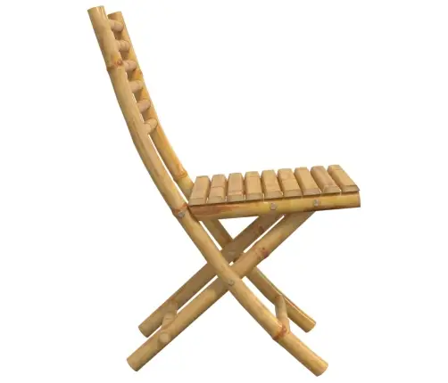 Saliekamie Dārza Krēsli, 6 Gab., 43X54X88 Cm, Bambuss Vidaxl