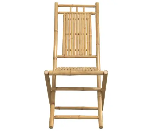 Sodo Valgomojo Baldų Komplektas, 5 Dalių, Bambukas