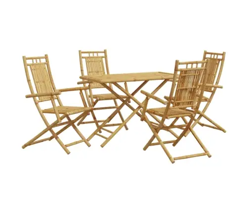 5-Daļīgs Dārza Mēbeļu Komplekts, Bambuss Vidaxl
