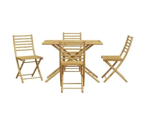5-Osaline Aia Söögimööbli Komplekt, Bambus