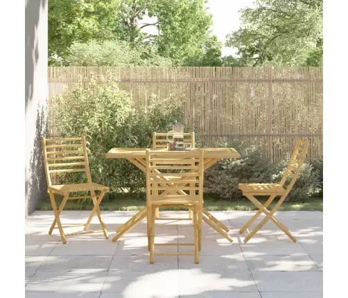 5-Osaline Aia Söögimööbli Komplekt, Bambus