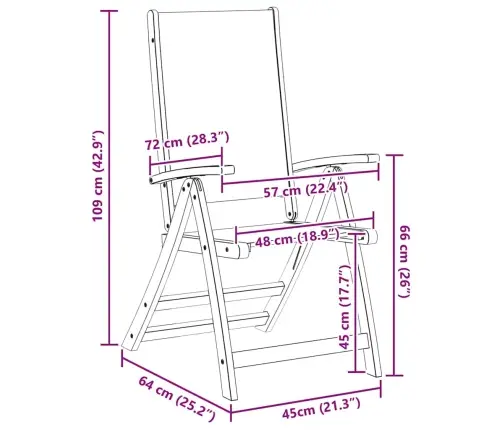 Kokkupandavad Aiatoolid 4 Tk, Akaatsiapuit Ja Tekstileen